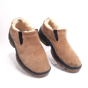 Aussie Dogs Unisex Shearling Mocs Winter Snow Suede Mens 8 Womens 9